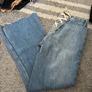 Urban Outfitters BDG lace up flare jeans